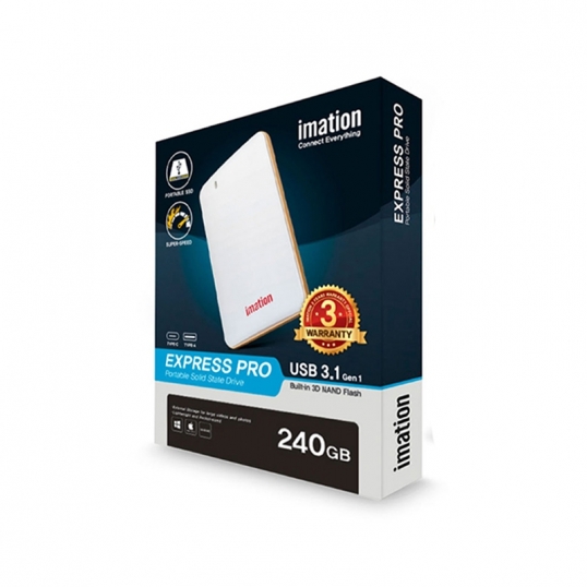 Disco Sólido Portátil Imation Express Pro SSD 240GB  - 1