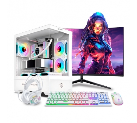 PC Gamer Draco WHITE AMD Ryzen 7 5700  - 1