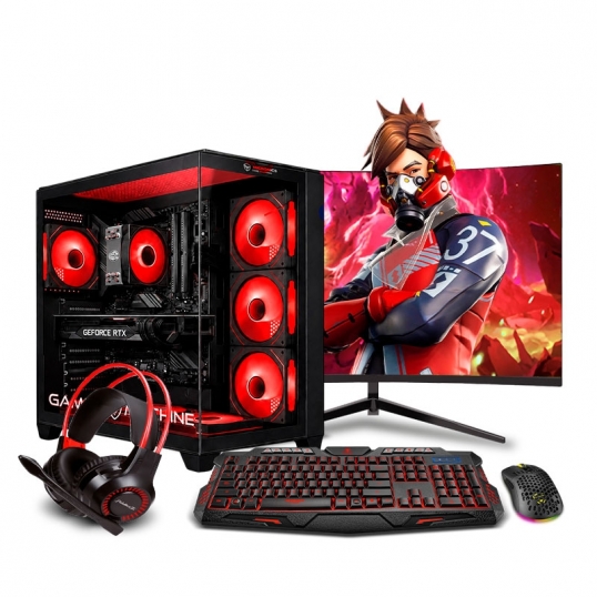 PC Gamer Draco Red Plus Intel Core i5 12400F 12th