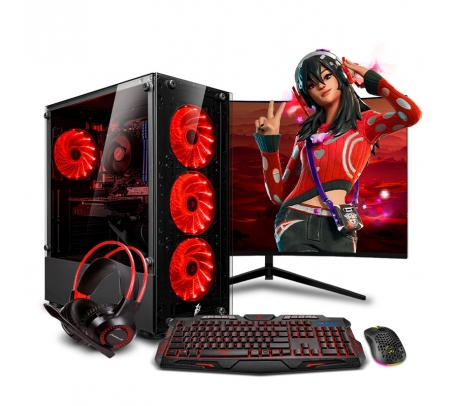 PC Gamer Draco Red Intel Core Ultra 5 245KF  - 1