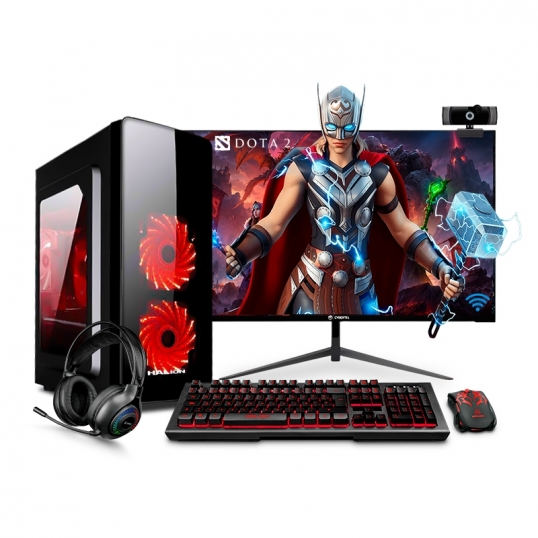 PC Gamer Haku RED AMD Ryzen 5 3400G