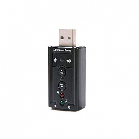 Adaptador de sonido CHANEL USB 7.1