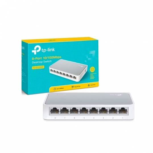 TP-LINK 8 puertos 10/100 mbps