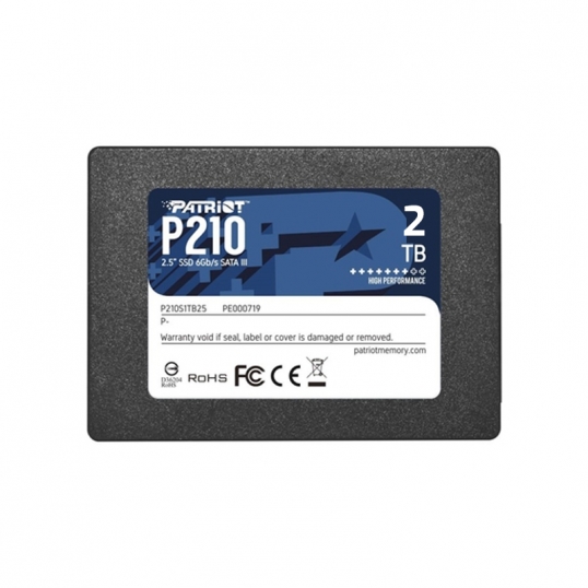 Disco Sólido 2TB SATA3 2.5 P210 PATRIOT  - 1