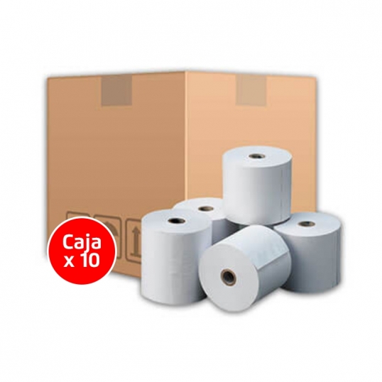Punto de Venta - Papel Térmico para Impresora Ticketera 80x80mm 10uds.  - 1