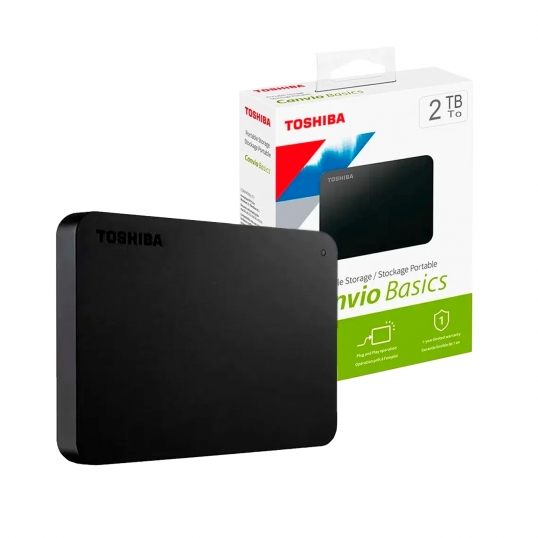 Disco Externo Toshiba Canvio Basics 2TB  - 1