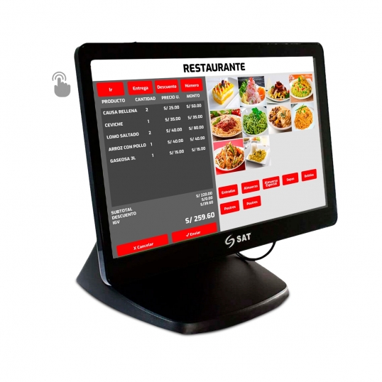 Punto de Venta - Terminal Punto de Venta Touch SAT 15.6''  - 1