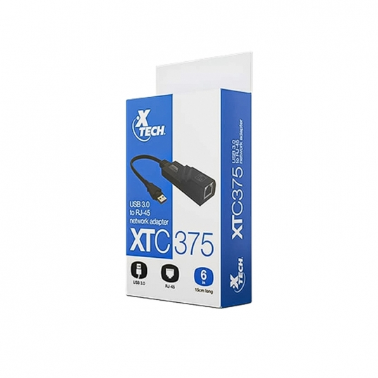 XTECH USB Adaptador Ethernet  XTC375 USB 3.0
