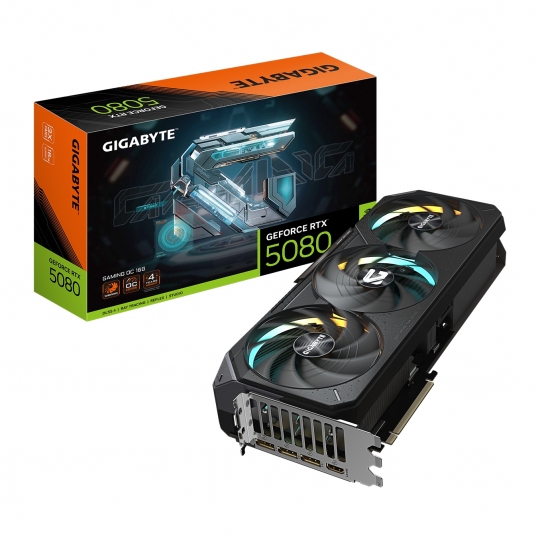 Tarjeta de video GIGABYTE GeForce RTX5080 16GB  GAMING OC  - 1