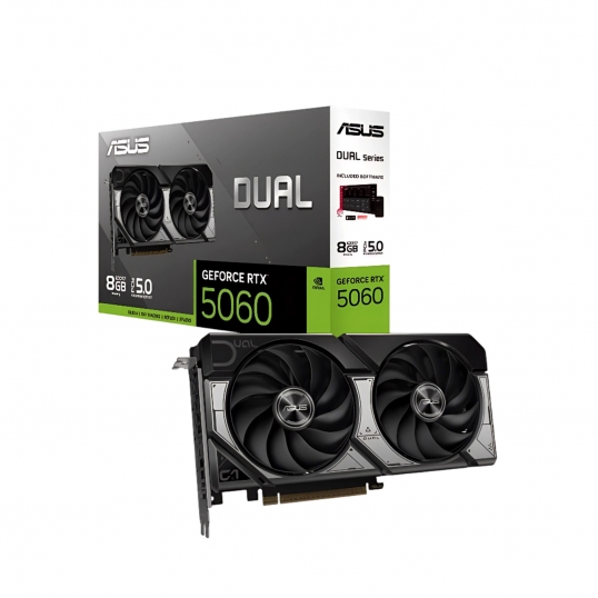 Tarjeta de video ASUS Dual GeForce RTX5060 8GB  GDDR7 OC Edition  - 1