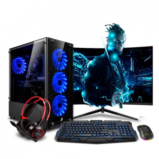 PC Gamer Draco Blue Plus Core i5 14400F 14th  - 1