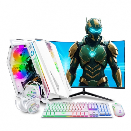 PC Gamer Draco White RGB Core i7 12700F 12th  - 1
