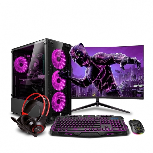 PC Gamer Draco Pink Core i7 10700F 10th  - 1
