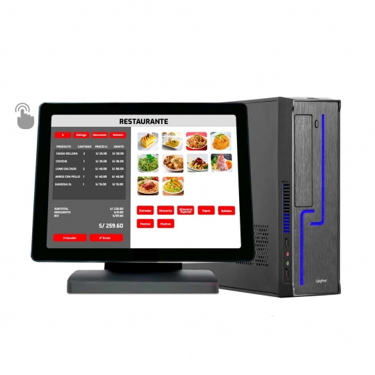 Punto de Venta - Computadora Derby Slim Core i3 + Pantalla táctil multipunto  - 1