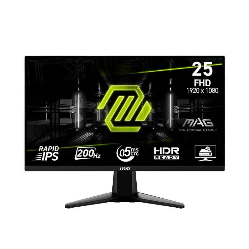 Monitor Plano MSI G255F 25" IPS 200Hz FHD  - 1