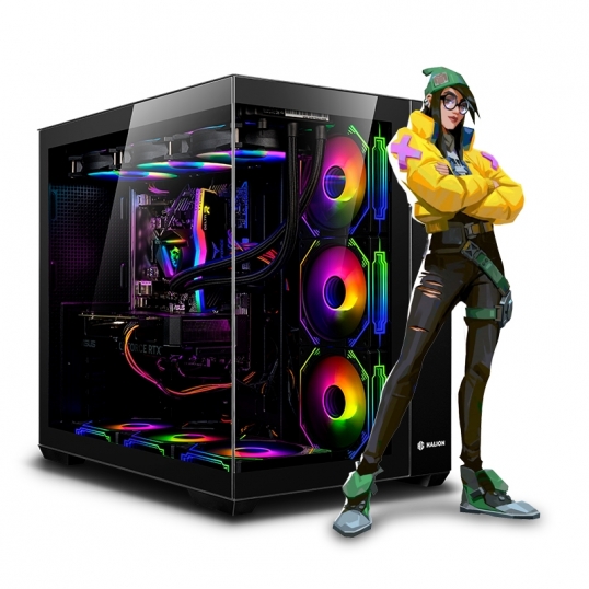 CPU Gamer Falkor Tank Yellow RYZEN 9 9950X  - 1