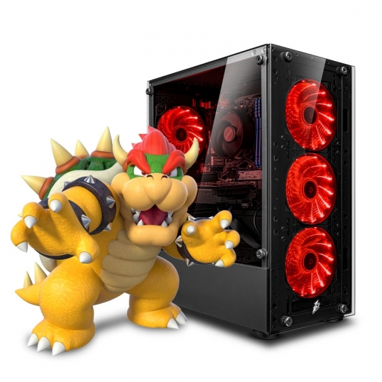 CPU Core I7 8th Gamer Draco Red  - 1