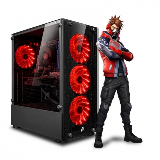 CPU Core i5 12400F 12th Gamer Draco Red Plus  - 1