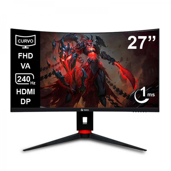 Monitor Curvo Teros TE-2764G 240Hz FHD