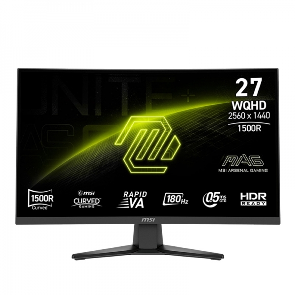 Monitor 27” MSI MAG 275CQF-E18 WQHD 180Hz