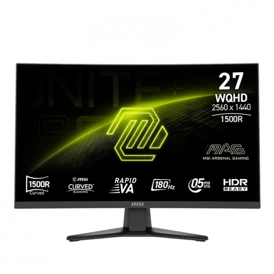 Monitor 27” MSI MAG 275CQF-E18 WQHD 180Hz