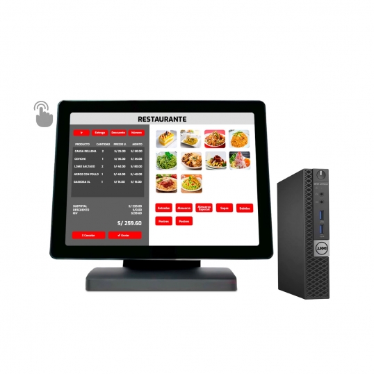 Punto de Venta - Computadora Dell Optiplex 7040 Core i5 + Pantalla táctil multipunto