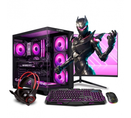 PC Gamer Falkor Pink Plus Core i5 14400F 14th  - 1