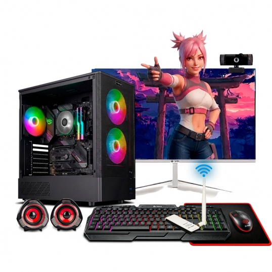 PC Gamer haku pink plus AMD Ryzen 5 5600GT
