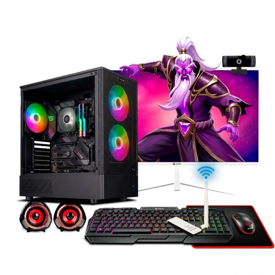 PC Gamer haku pink AMD Ryzen 5 PRO 3400G