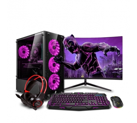 PC Gamer Draco PINK Core i7 9th  - 1
