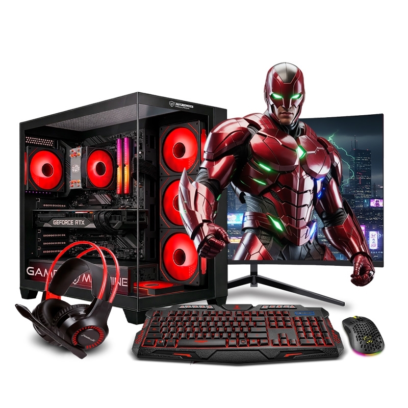 PC Gamer Draco RED Intel Core i7 9th  - 1