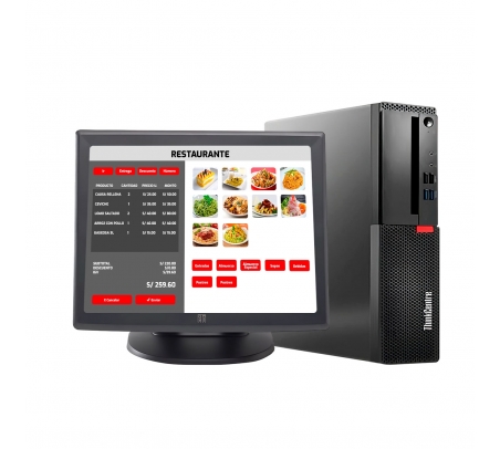 Punto de Venta - Computadora Lenovo M710S Intel Core i5 + Pantalla táctil  - 1