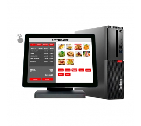 Punto de Venta - Computadora Lenovo M710S Intel Core i5 + Pantalla táctil multipunto  - 1