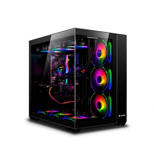 PC Gamer Draco Black Blue Intel Core i9 Ultra 285K